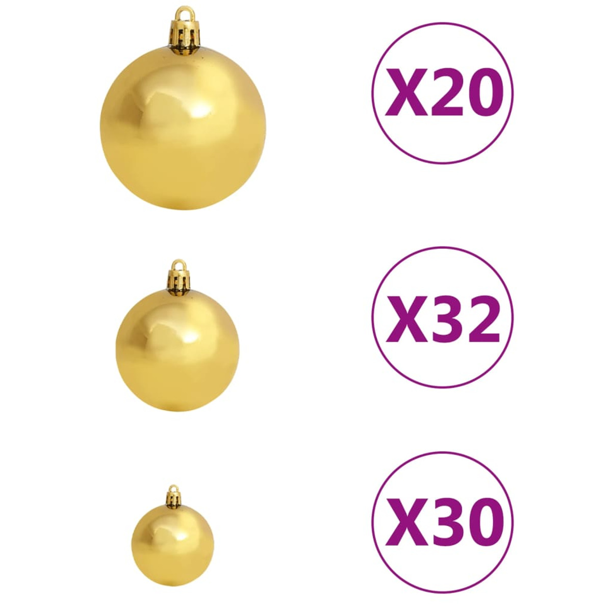 Weihnachtsbaum 3077790 VIDAXL