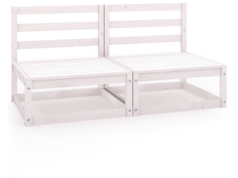 VIDAXL 3075230 Gartensofa, Weiß | MediaMarkt