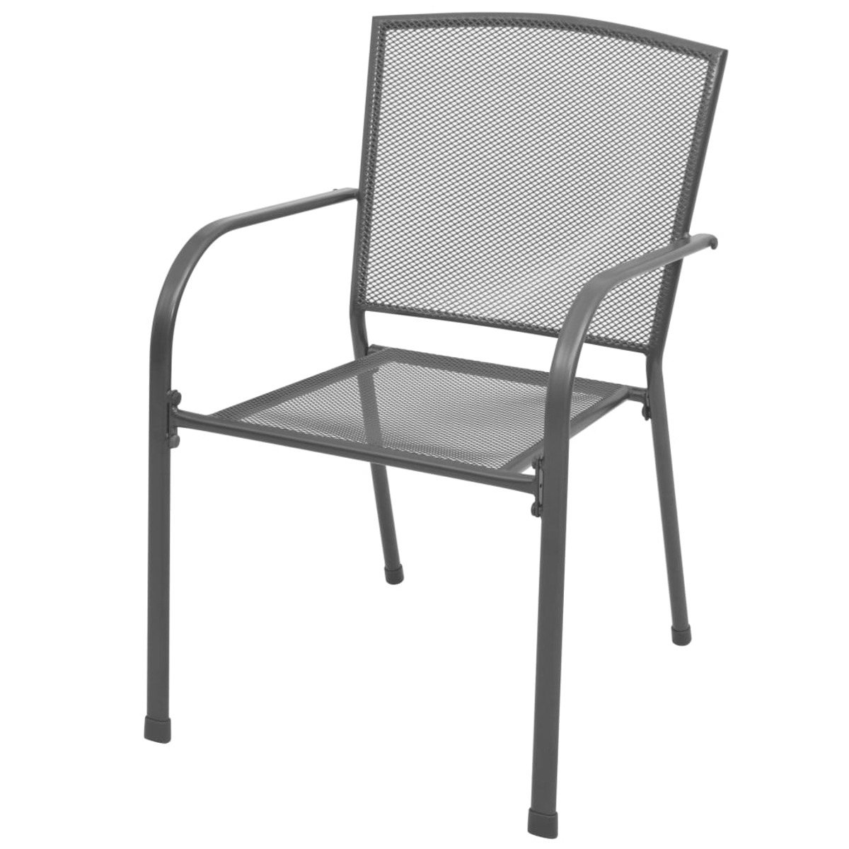VIDAXL Grau Gartentisch- Stuhlset, und 3074489