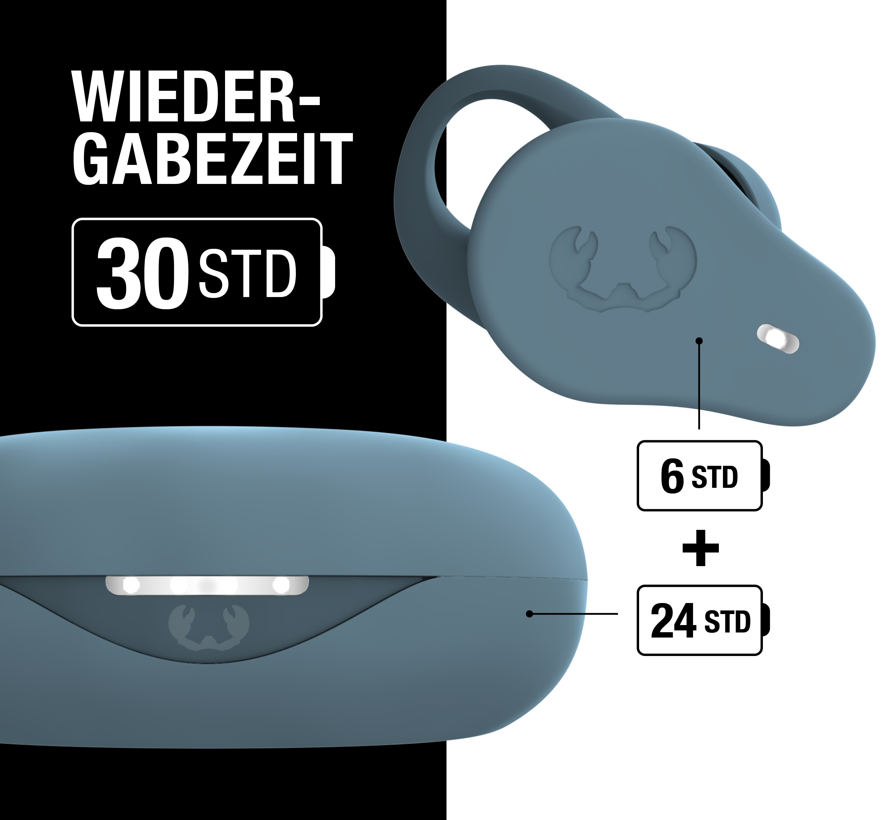 Twins Bluetooth DiveBlue \'N Move, REBEL Kopfhörer In-ear FRESH