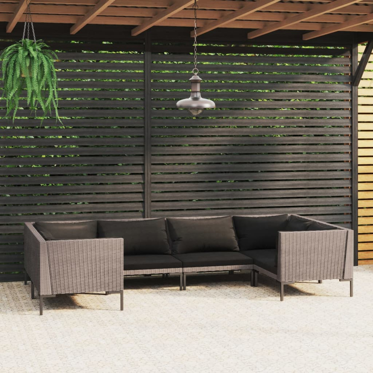 Schwarz VIDAXL Stuhlset, und Gartentisch- 3099926