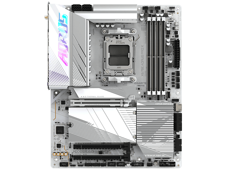 GIGABYTE GA-X670E AORUS PRO X (D) (AM5) Mainboards schwarz