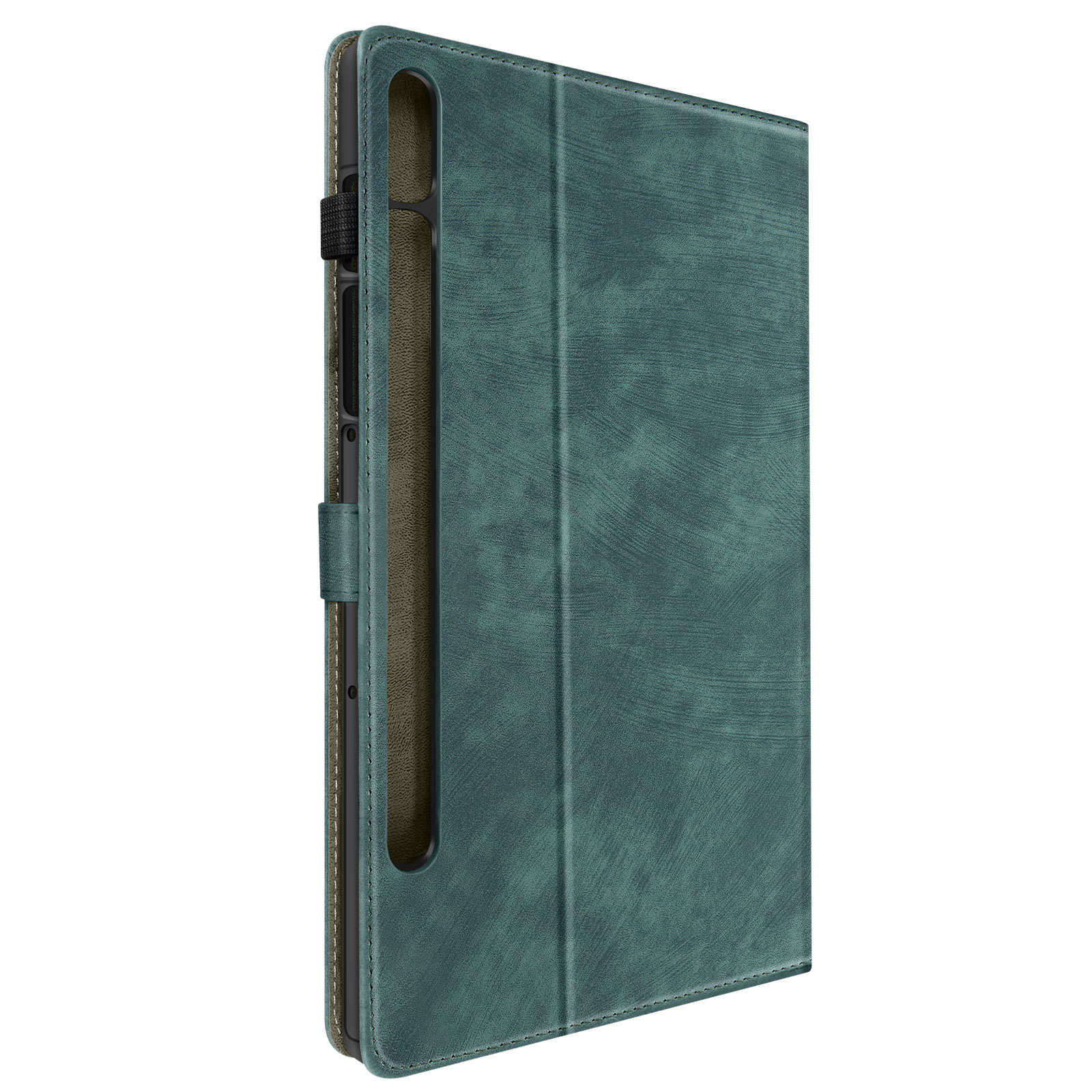 AVIZAR Business Etui, Dunkelgrün Samsung Series Fächer Etui und für Standfunktion Bookcover Kunstleder