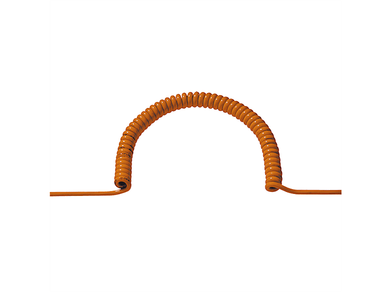 Stromkabel, 1-2.5m, Wendelltg. BACHMANN 3G2,5 2,5 m orange