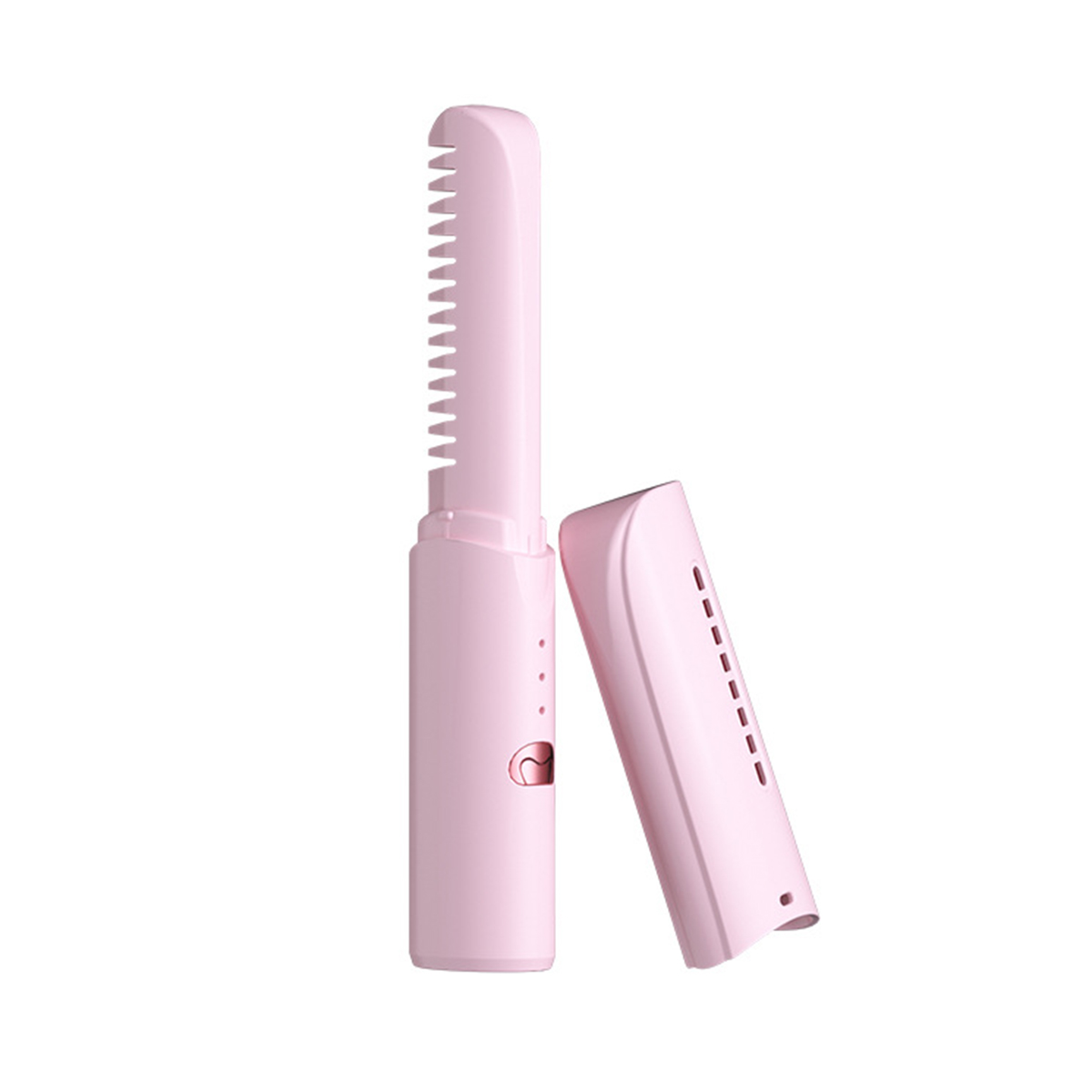 BRIGHTAKE Drahtloser Haarglätter-Kamm Kompakt und Haarglätter, Temperaturstufen: | 3 | Keramikbeschichtung USB-Aufladbar