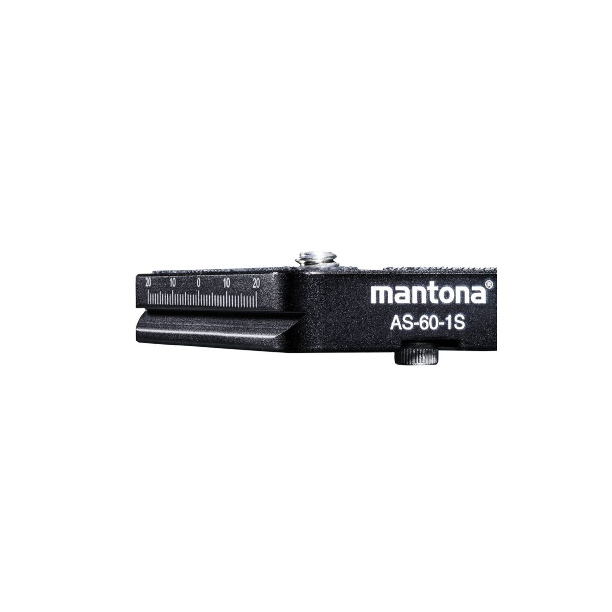 MANTONA AS-60-1S schwarz Schnellwechselplatte, / Schnellwechselplatte bis 10 Höhe silber, offen mm
