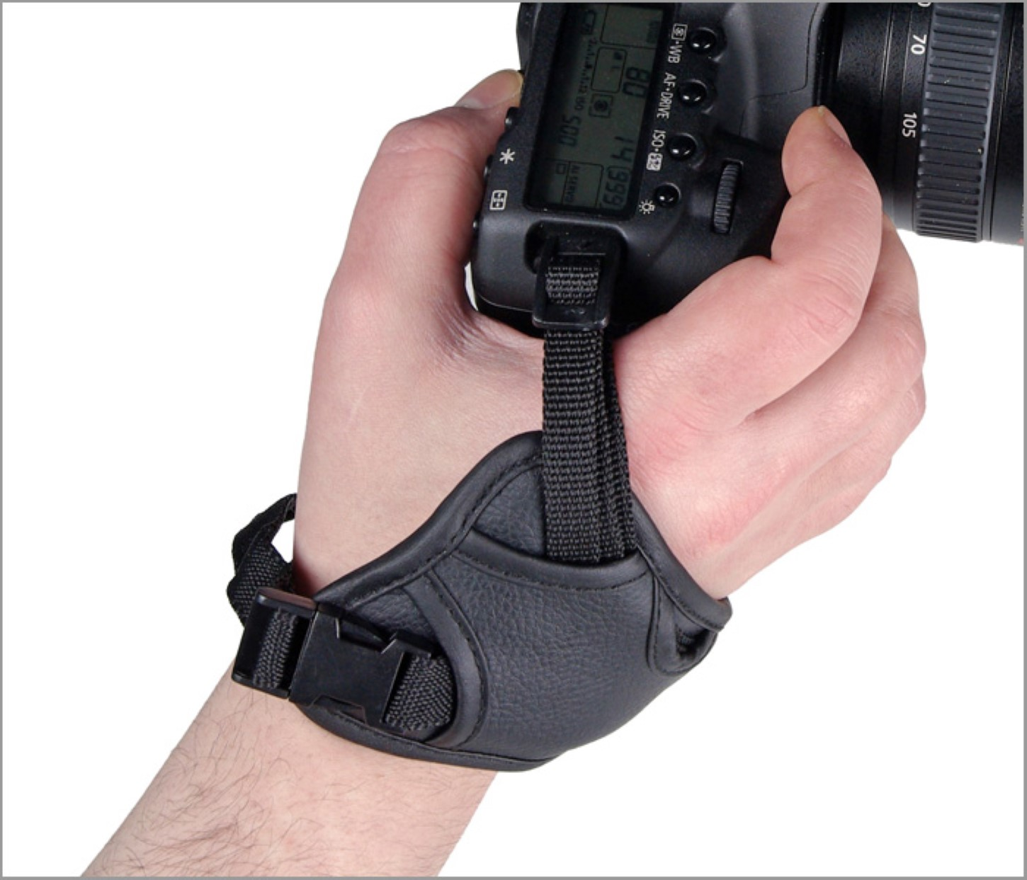 Handschlaufe, DSLR für passend Halterung, AYEX mit Schwarz, Handschlaufe Gepolsterte 3-Punkt Kameras