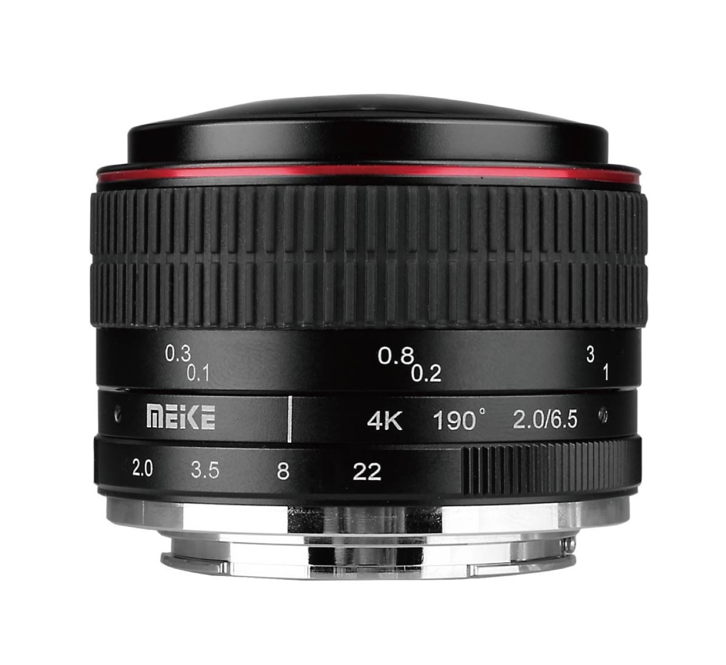 MEIKE 6,5mm f2.0 für Fujifilm X-Mount, Fisheye-Objektiv, Schwarz