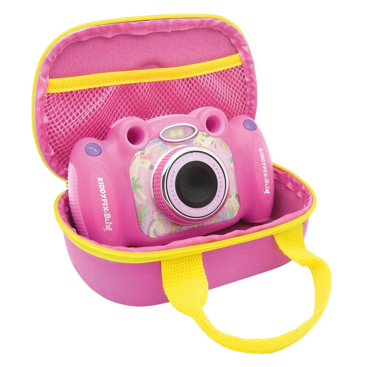 KiddyPix EASYPIX m. pink- pink Kinderkamera Tasche Blizz