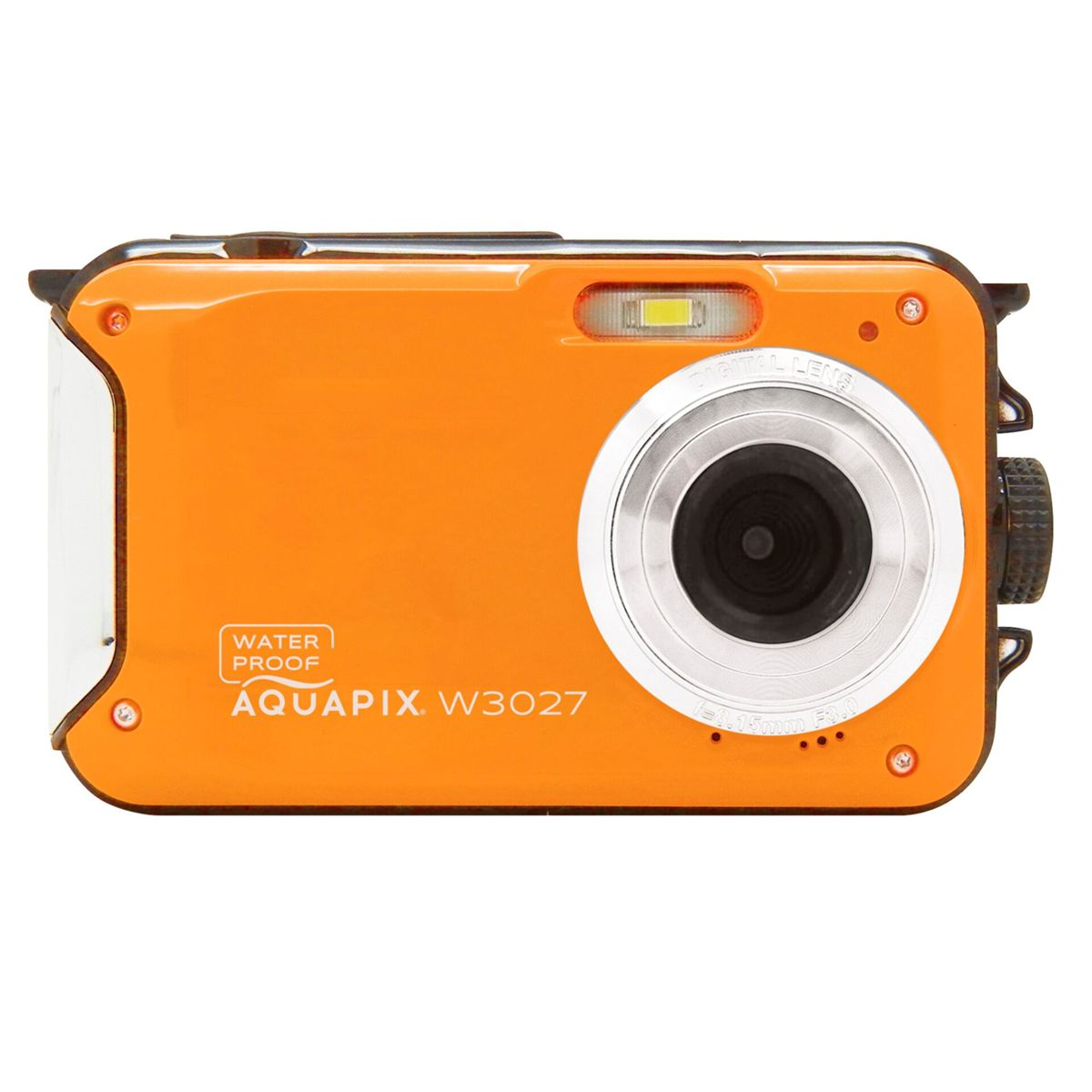 Wave EASYPIX orange Orange schwarz / Aquapix Unterwasserkamera W3027