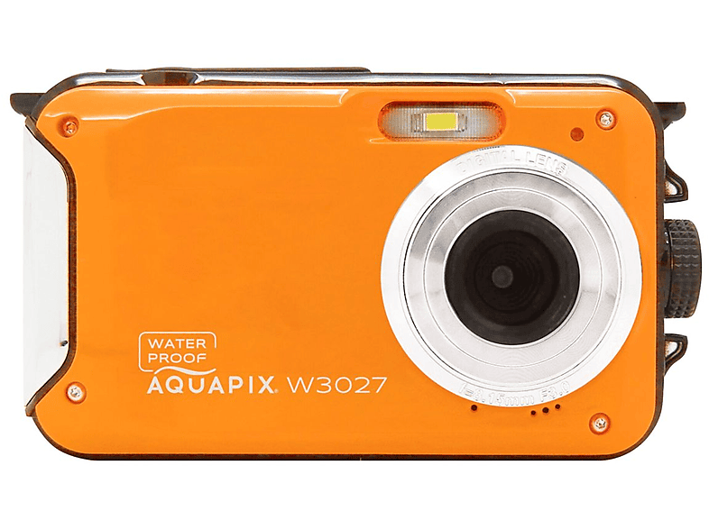 EASYPIX Aquapix W3027 Wave Orange Unterwasserkamera orange / schwarz