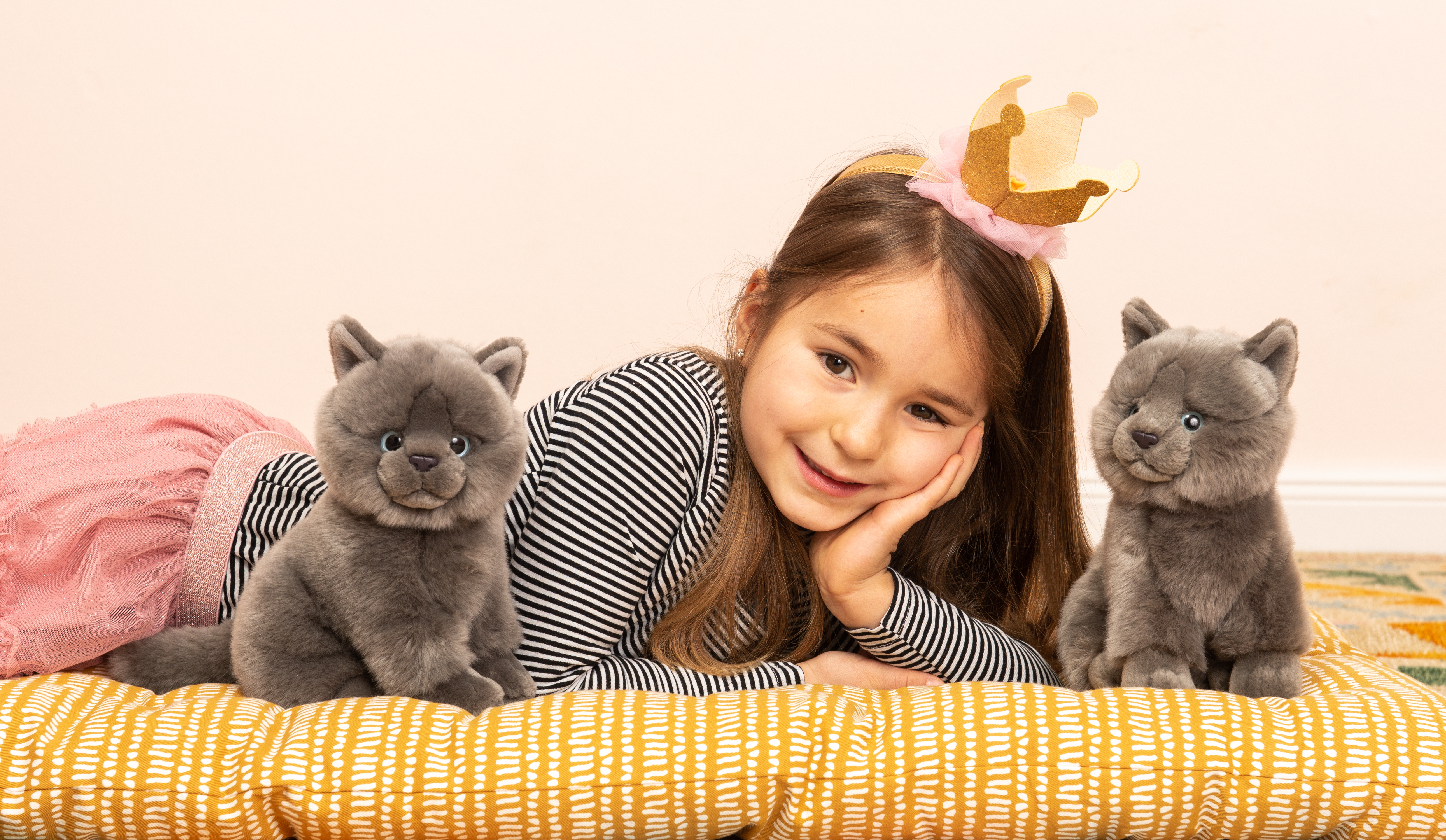 20 Kartäuserkatze cm sitzend HERMANN Plüschtier TEDDY