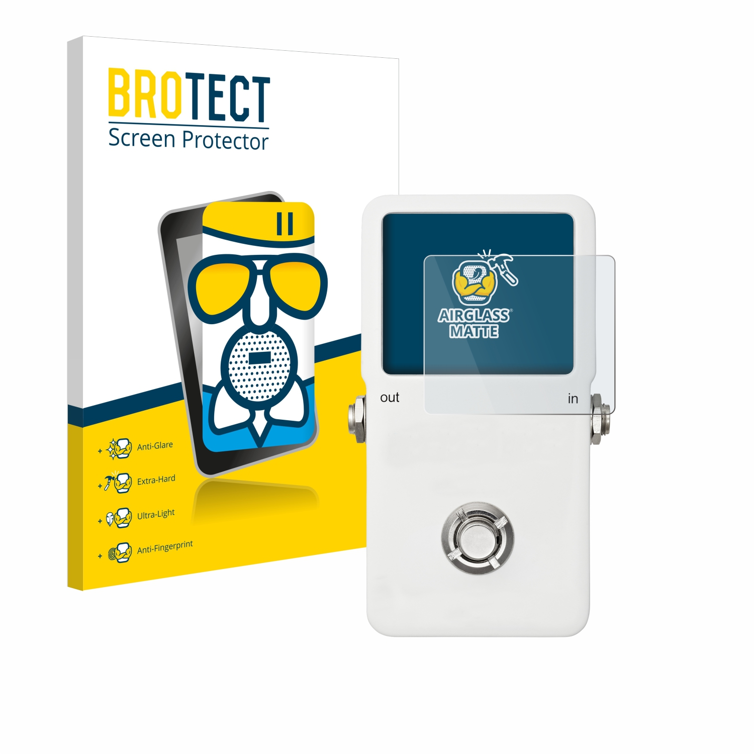 POLYTUNE) Airglass matte Electronic Schutzfolie(für TC BROTECT