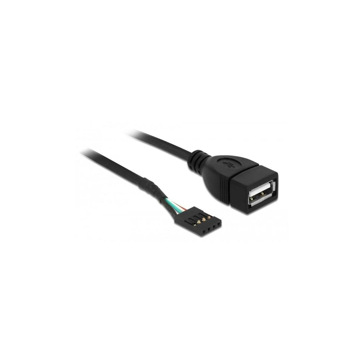 DELOCK 83825 USB Kabel, Schwarz