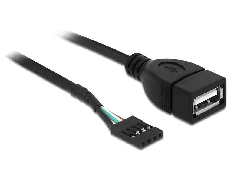 USB DELOCK 83825 Kabel, Schwarz