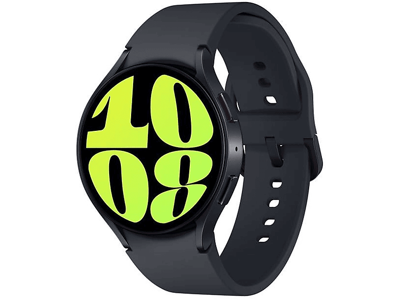 Watch6 Silikon, Smartwatch Schwarz Galaxy SAMSUNG