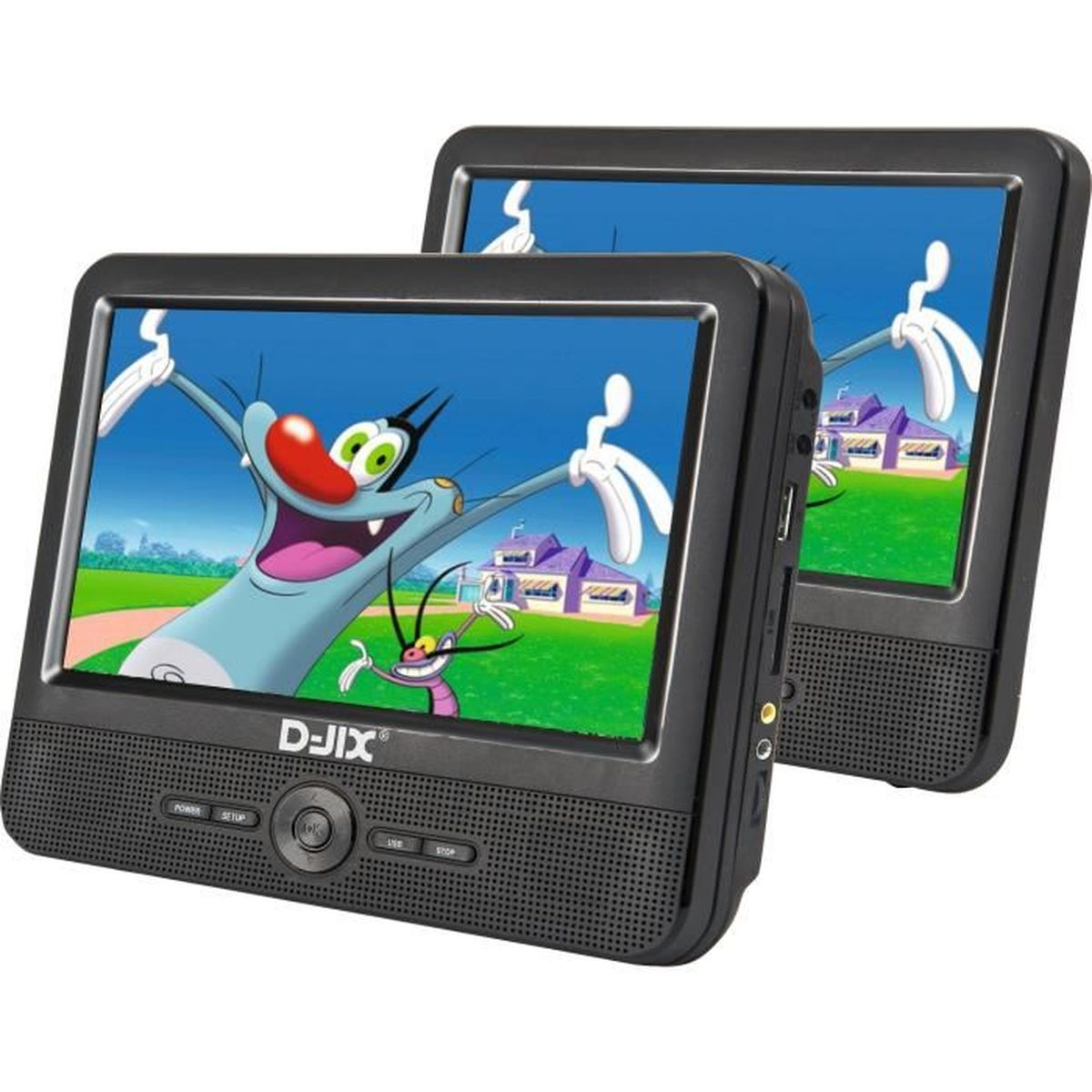 DJIX PVS906-50SM 9 DVD-Player Schwarz