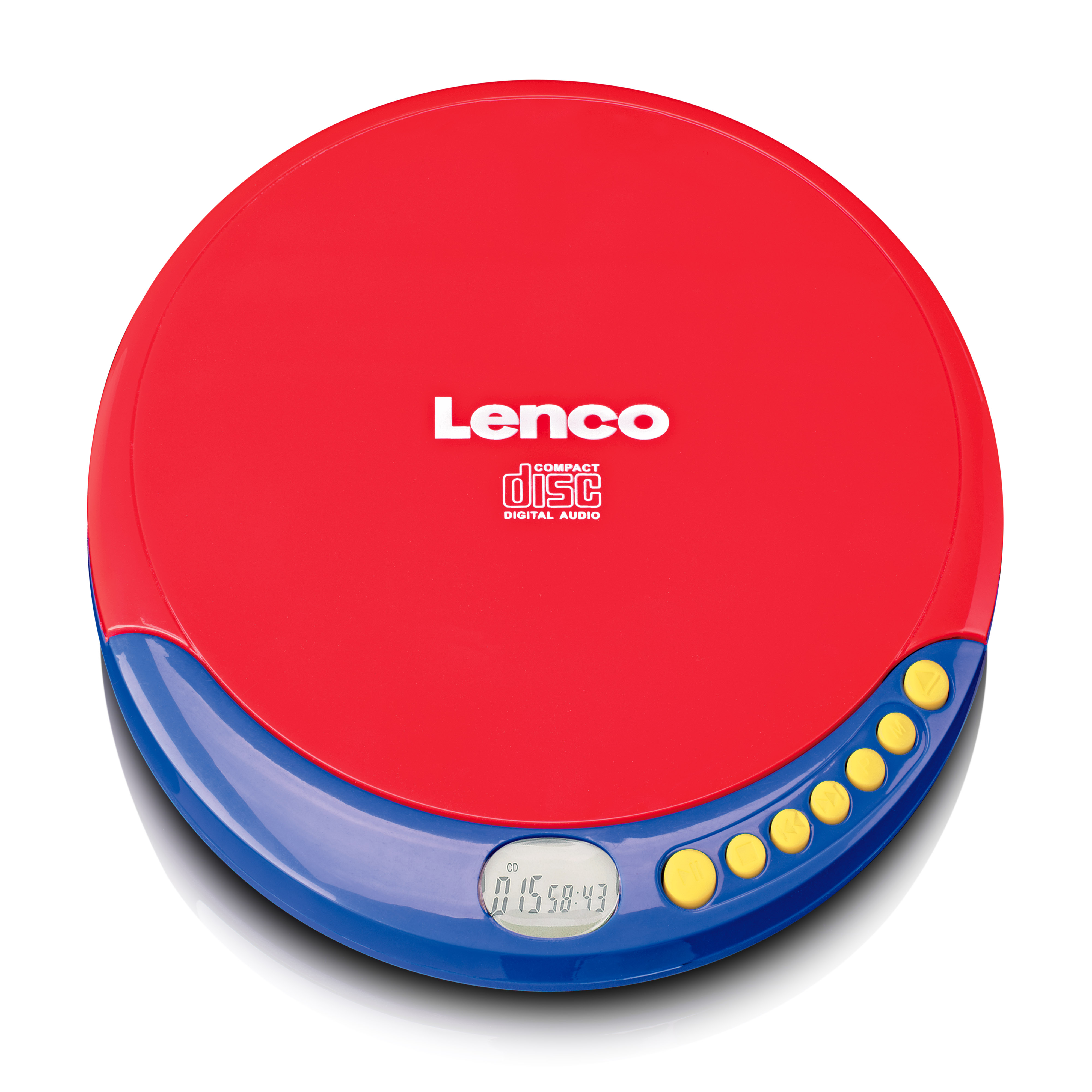 Tragbarer LENCO CD-021KIDS Player CD Mehrfarbig