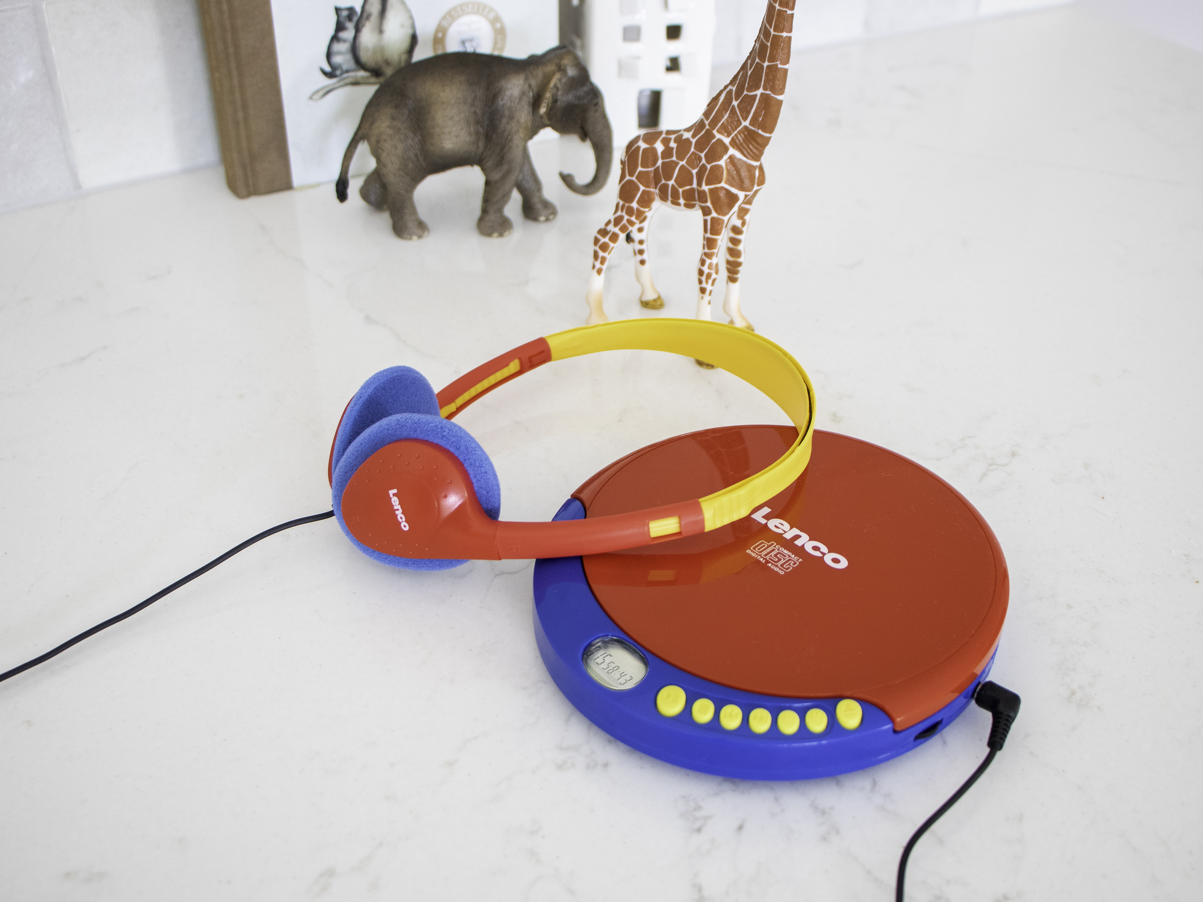 LENCO CD-021KIDS Tragbarer CD-Spieler multicolor