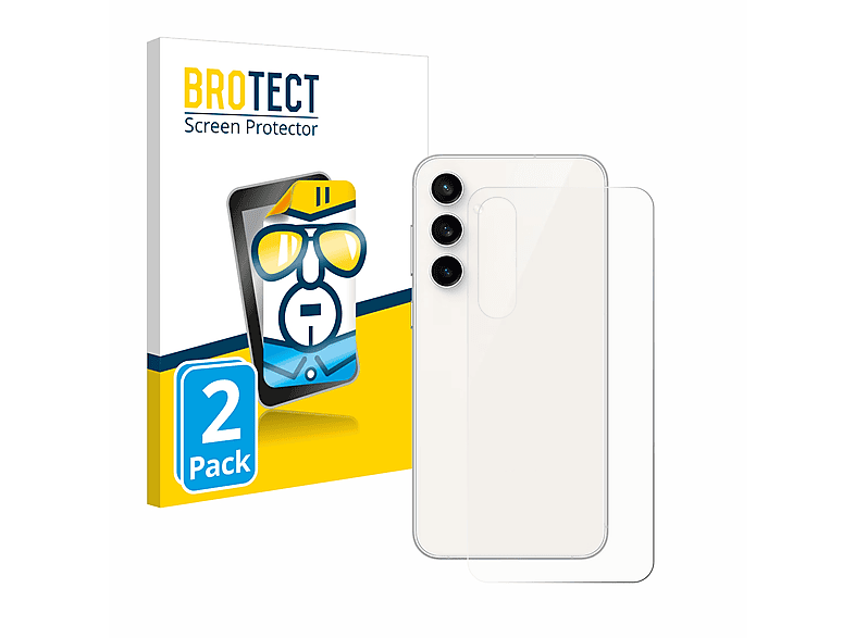 BROTECT 2x S23 Samsung Schutzfolie(für klare Galaxy FE)