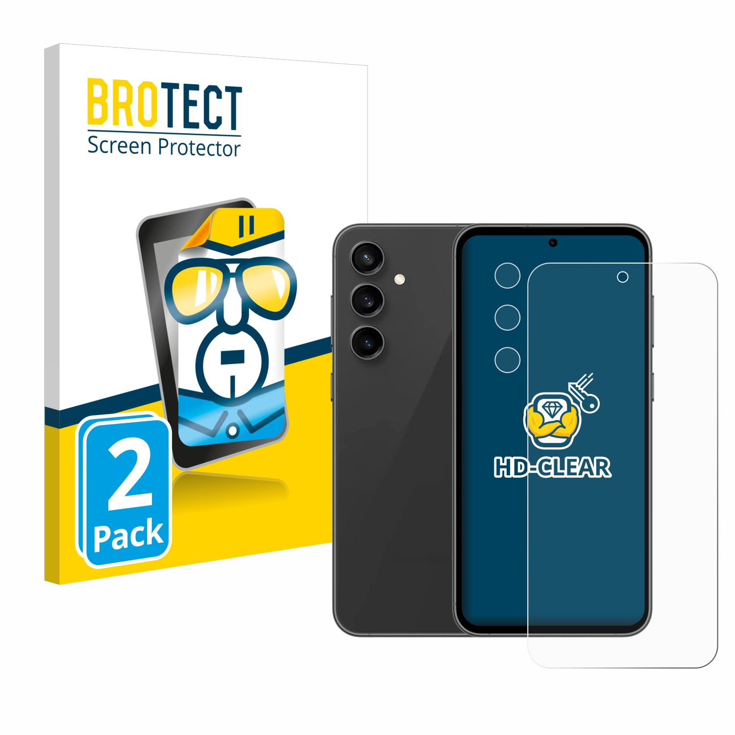 Samsung Schutzfolie(für klare Galaxy 2x BROTECT FE) S23