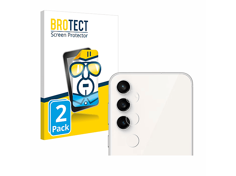 Samsung klare 2x Galaxy FE) S23 Schutzfolie(für BROTECT