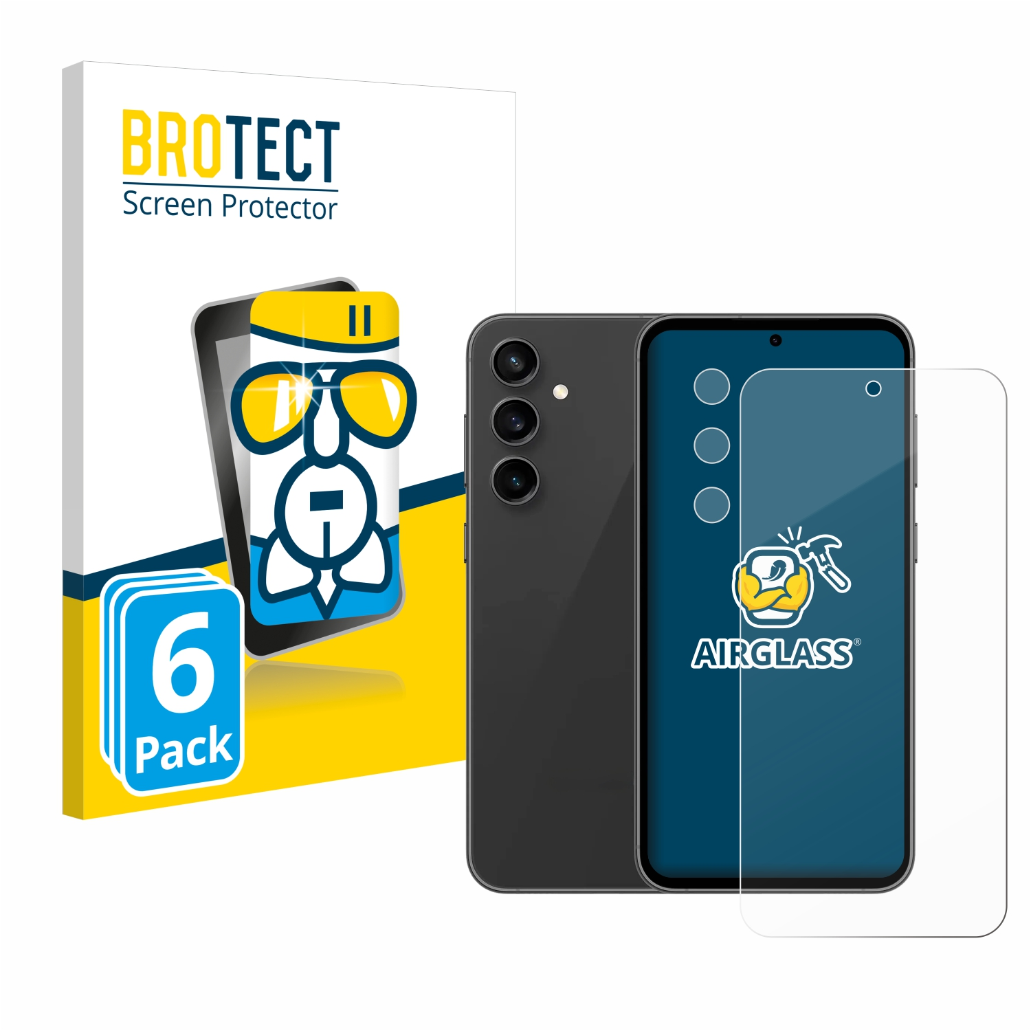 Samsung Schutzfolie(für klare FE) BROTECT Galaxy Airglass S23 6x