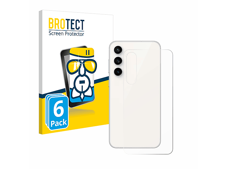 BROTECT 6x Samsung Galaxy FE) Airglass S23 Schutzfolie(für klare