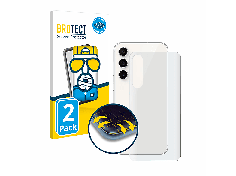 matt 2x Galaxy FE) BROTECT Schutzfolie(für Flex Curved S23 Full-Cover 3D Samsung