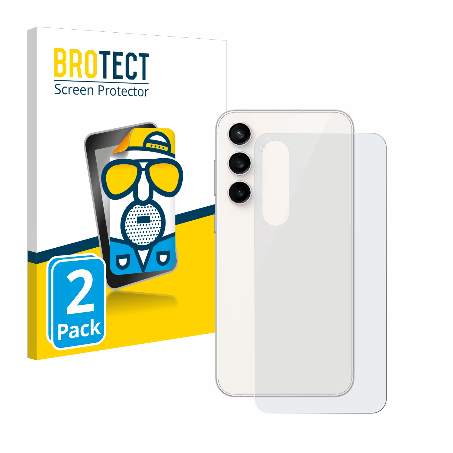 BROTECT 2x matte Schutzfolie(für Galaxy S23 Samsung FE)