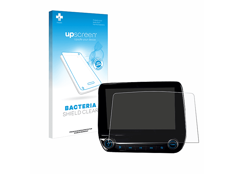 UPSCREEN antibakteriell klare Schutzfolie(für Ford Focus SYNC 3)