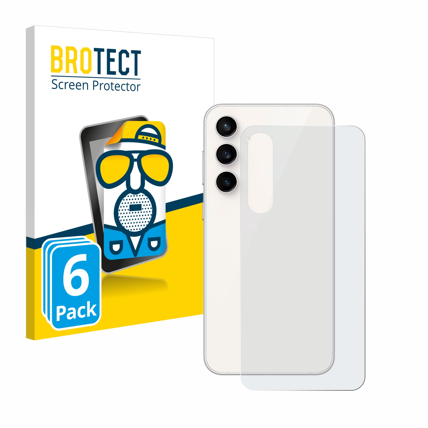 6x Galaxy BROTECT matte S23 Schutzfolie(für Samsung FE)
