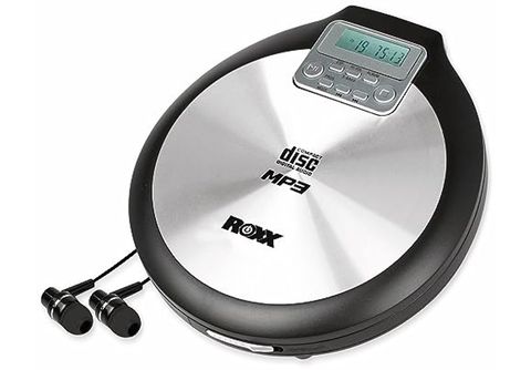 ROXX PCD 600 Tragbarer CD-Player SATURN | silber-schwarz