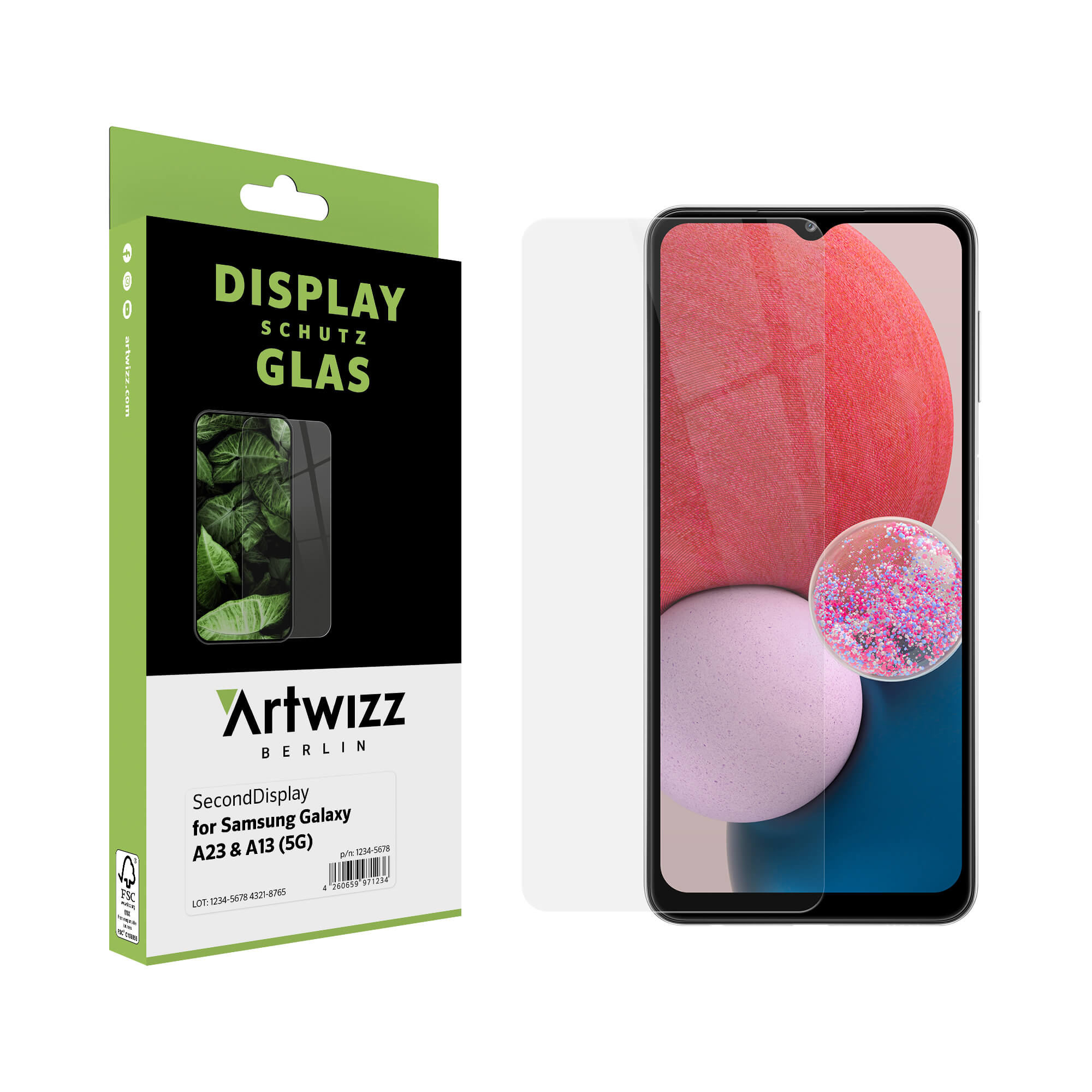 ARTWIZZ SecondDisplay Samsung Galaxy Displayschutz(für A13 (5G)) A23 