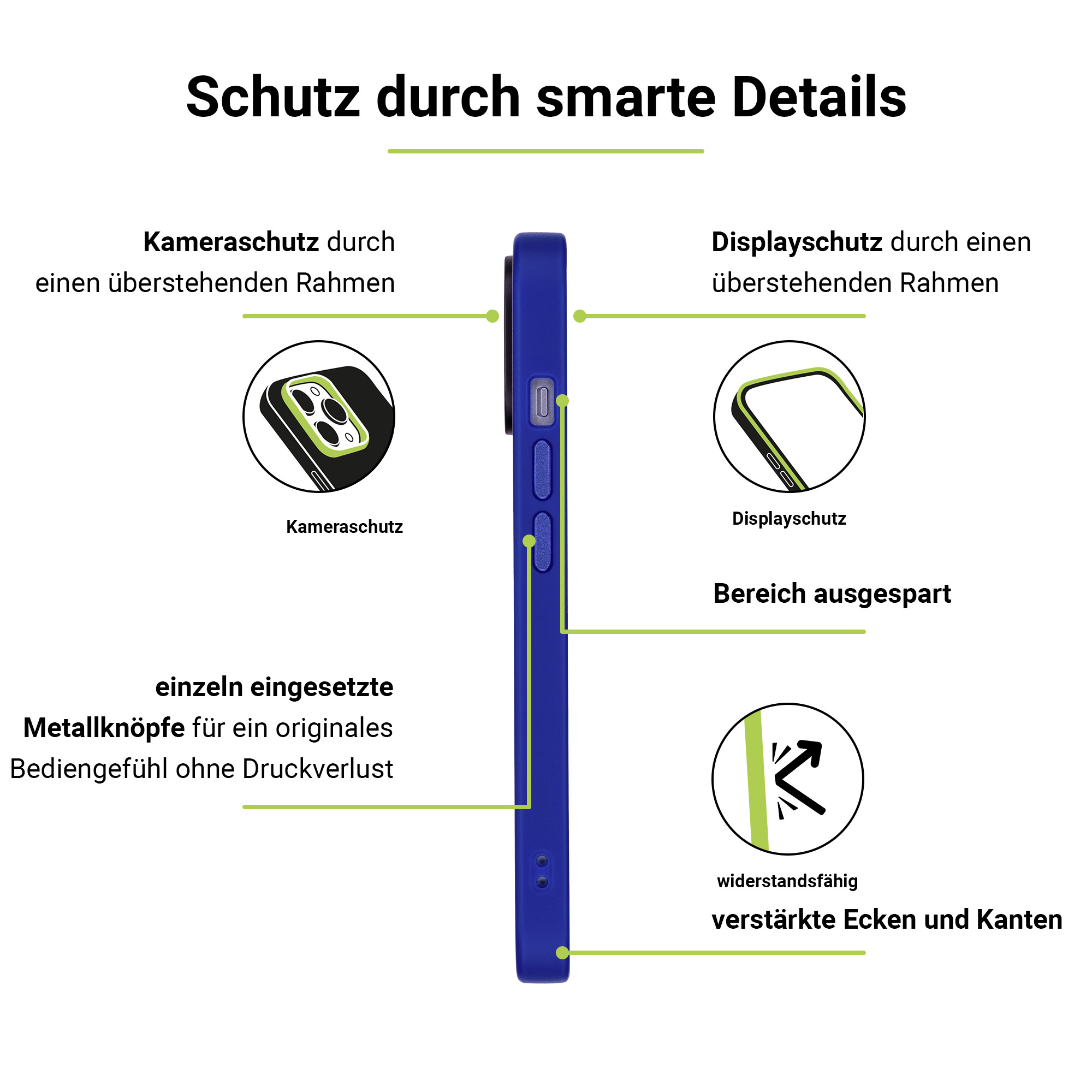 ARTWIZZ IcedClip +CHARGE, Backcover, Apple, iPhone Blau 15
