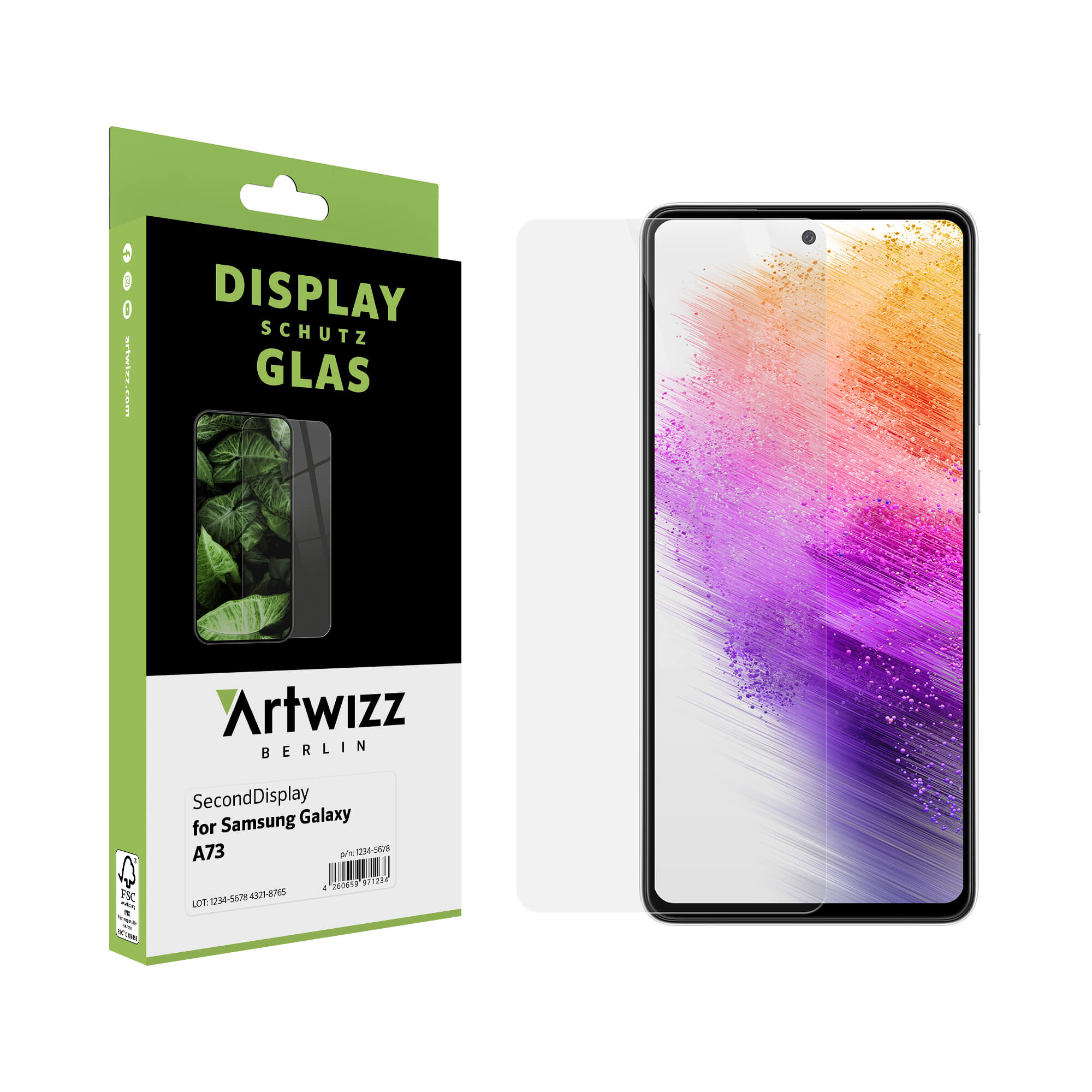 A73) Displayschutz(für Samsung Galaxy ARTWIZZ SecondDisplay