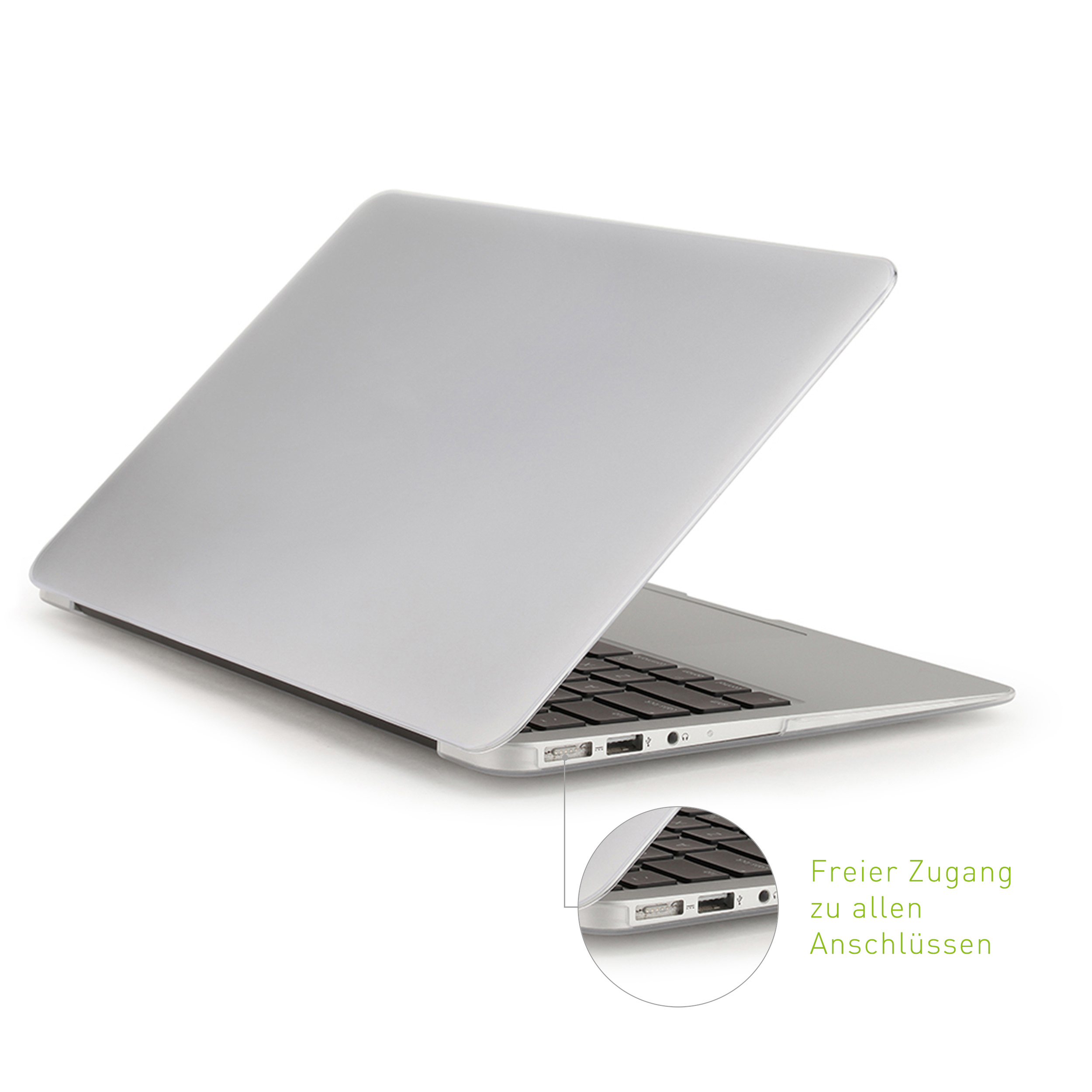KMP Cover MacBook Protective Air, Premium Full case PC, Clear für Apple Schutzhülle clear 11\
