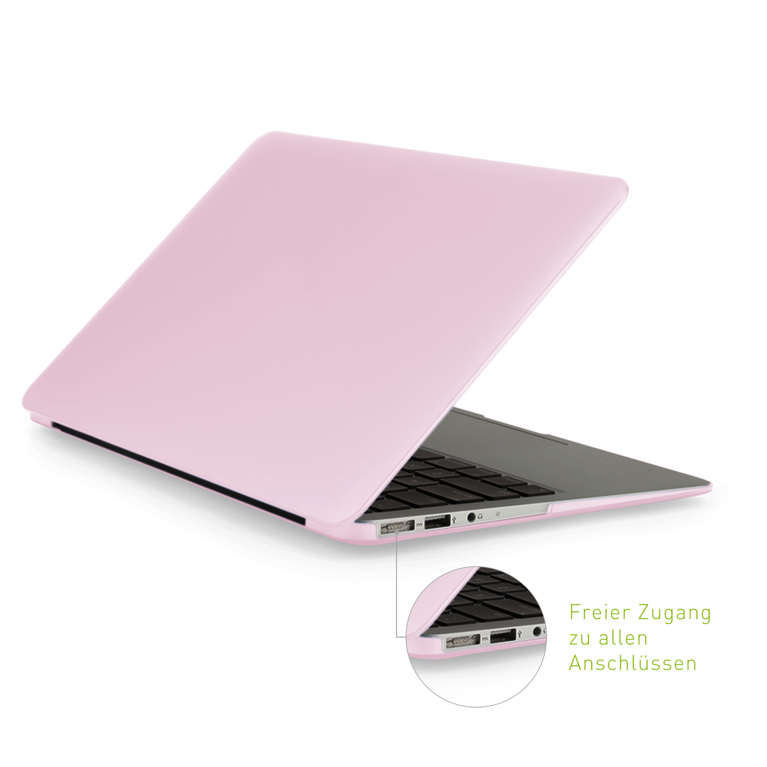 KMP Schutzhülle PC, Pink Apple MacBook pink für case 11\