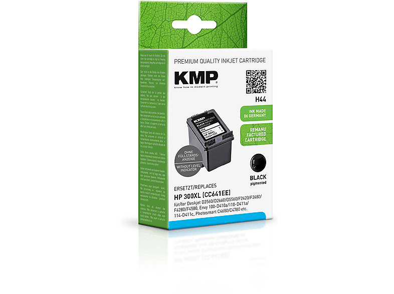 Kmp Tintenpatrone Für Hp 300xl Black Cc641ee Tintenpatrone Black Cc641ee Saturn 0008