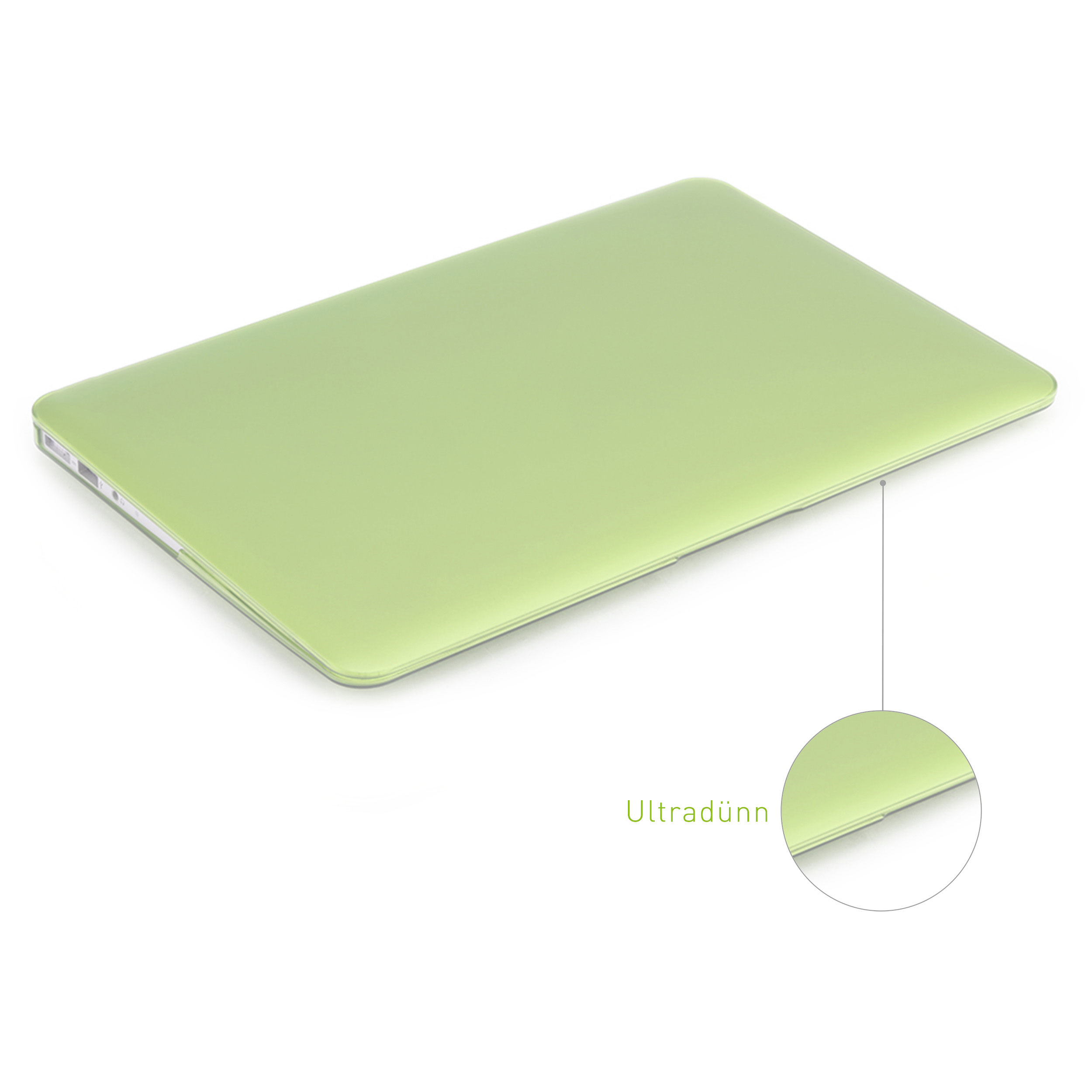 KMP Schutzhülle Green Premium für Apple PC, Cover MacBook Full Air, für Protective case green 11