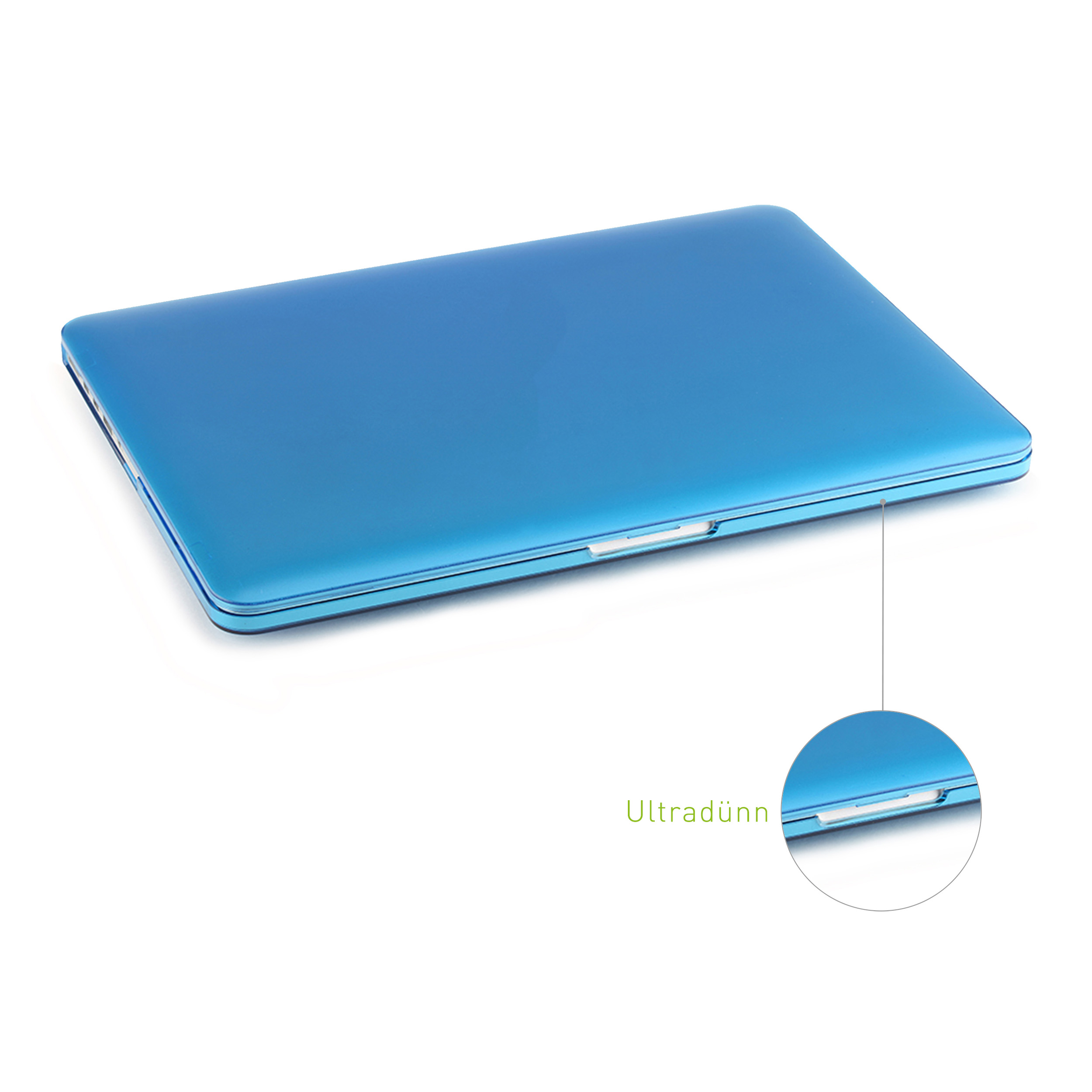 KMP Schutzhülle für PC, Protective case für Premium Full Blue Apple Cover Pro 15\