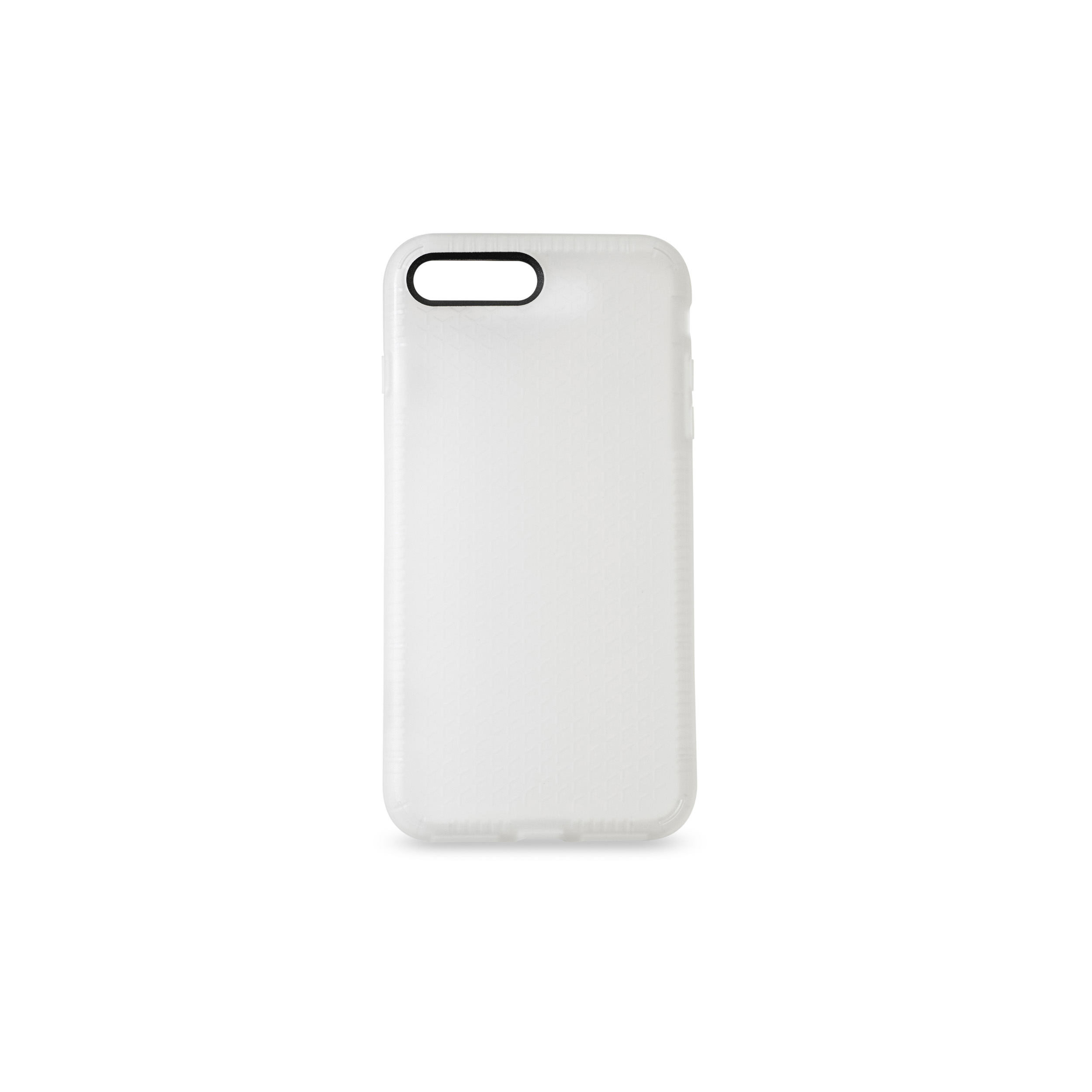 KMP Sporty Schutzhülle für Backcover, iPhone Plus, iPhone Apple, Plus Transparent, transparent 8 8 weiß