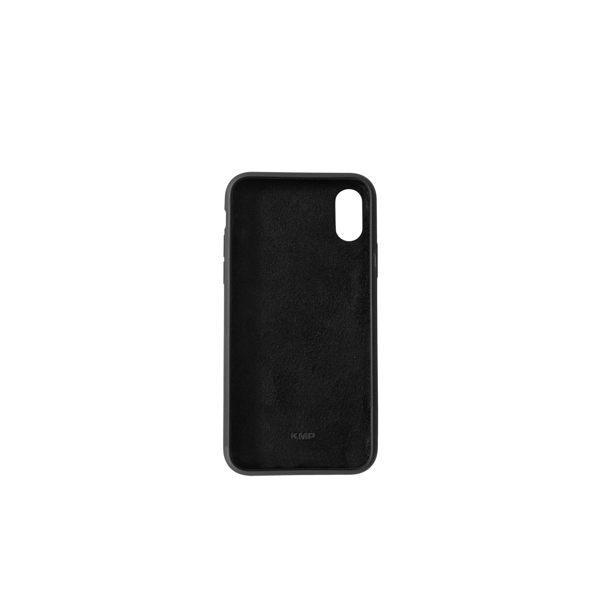 KMP Silikon Schutzhülle für iPhone Cover, IPhone black XS, XS, Apple, Black, Full X, X