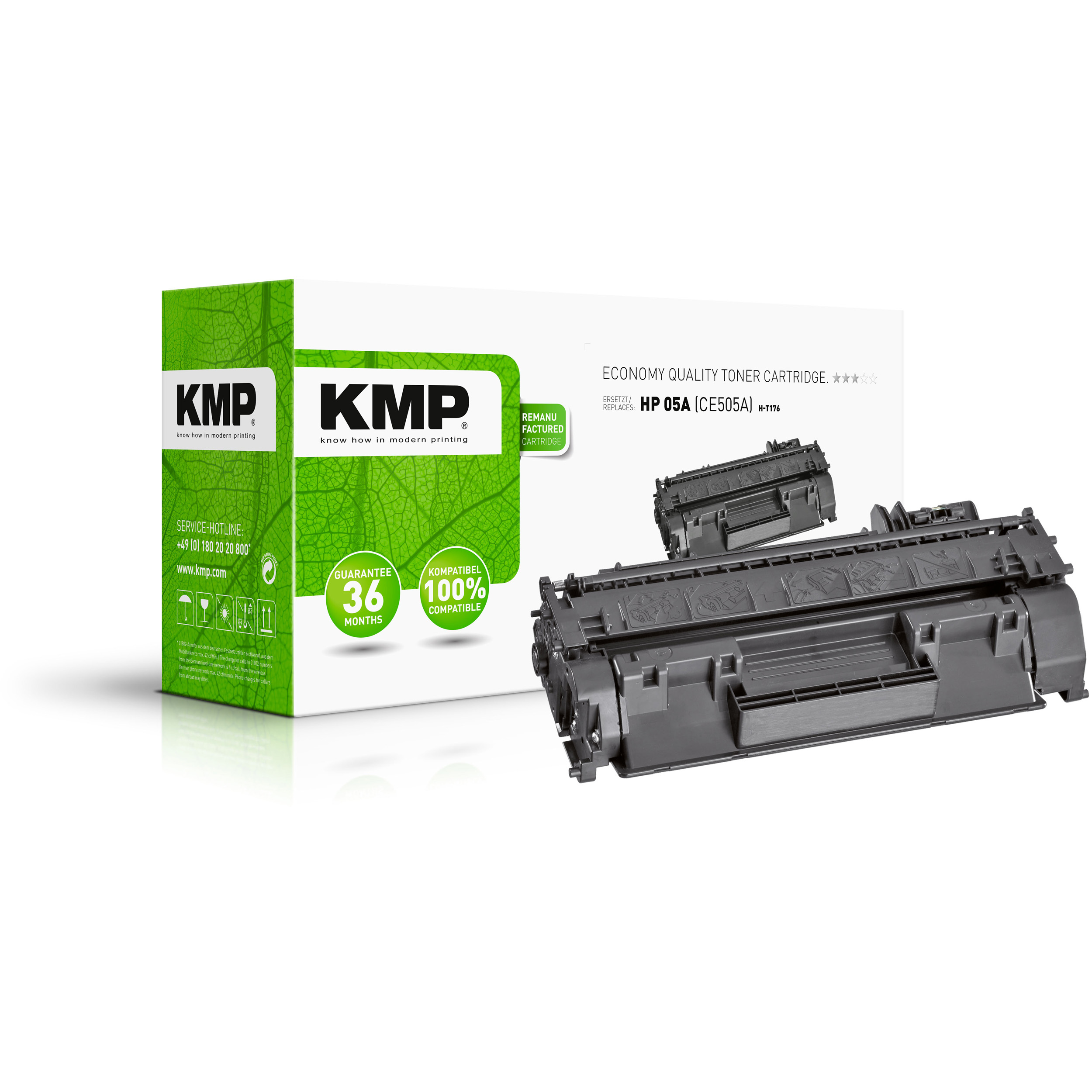 KMP KMP Toner für HP ECO Toner Black 05A (3479B002) (CE505A) black