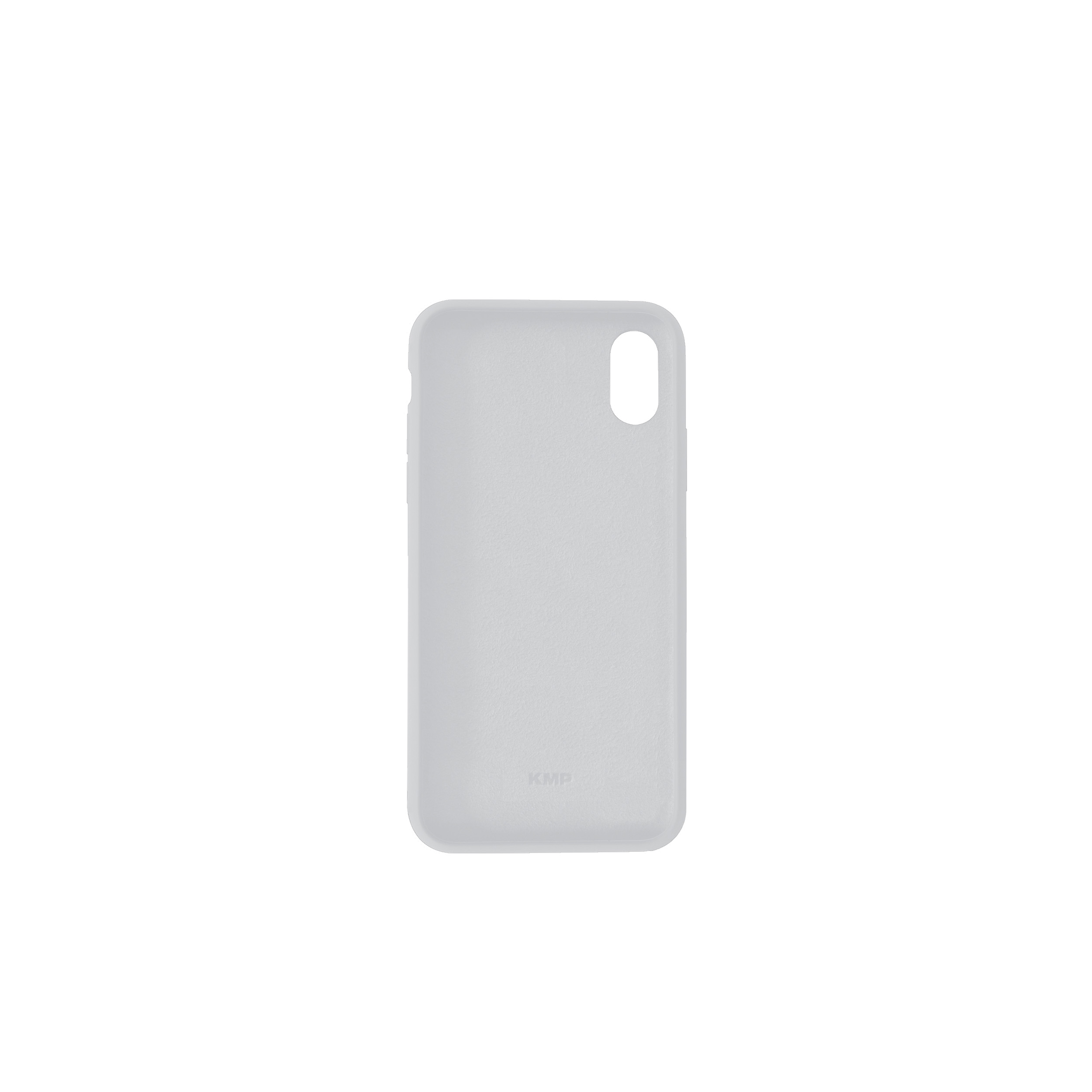 KMP Silikon Quiet gray für quiet Full IPhone XS, Schutzhülle Cover, Apple, iPhone X, X Gray, XS