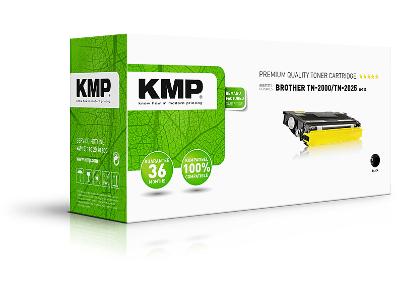 KMP Toner Toner für (TN2025) Brother Black TN2000 black