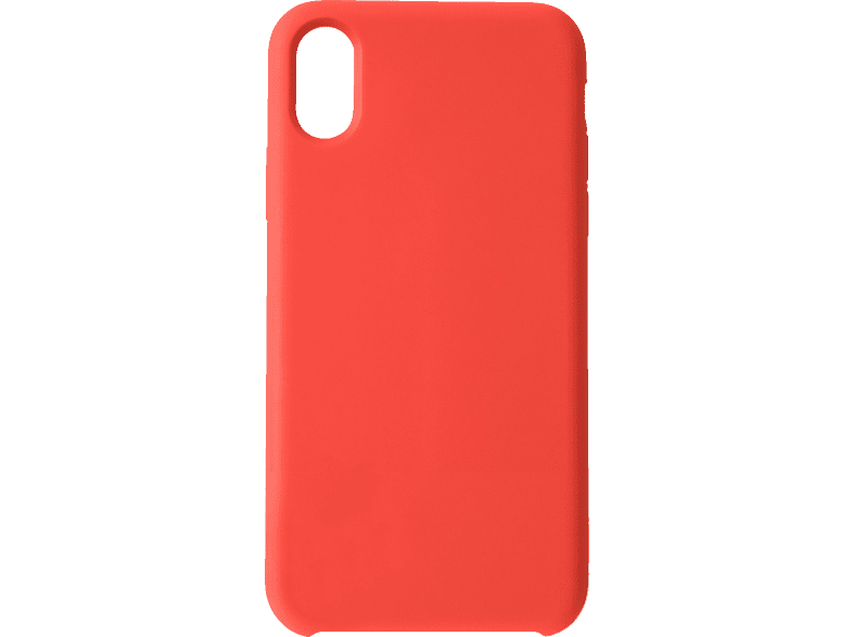 KMP Silikon Schutzhülle für iPhone XS, X Red, Full Cover, Apple, IPhone 
XS, X, red
