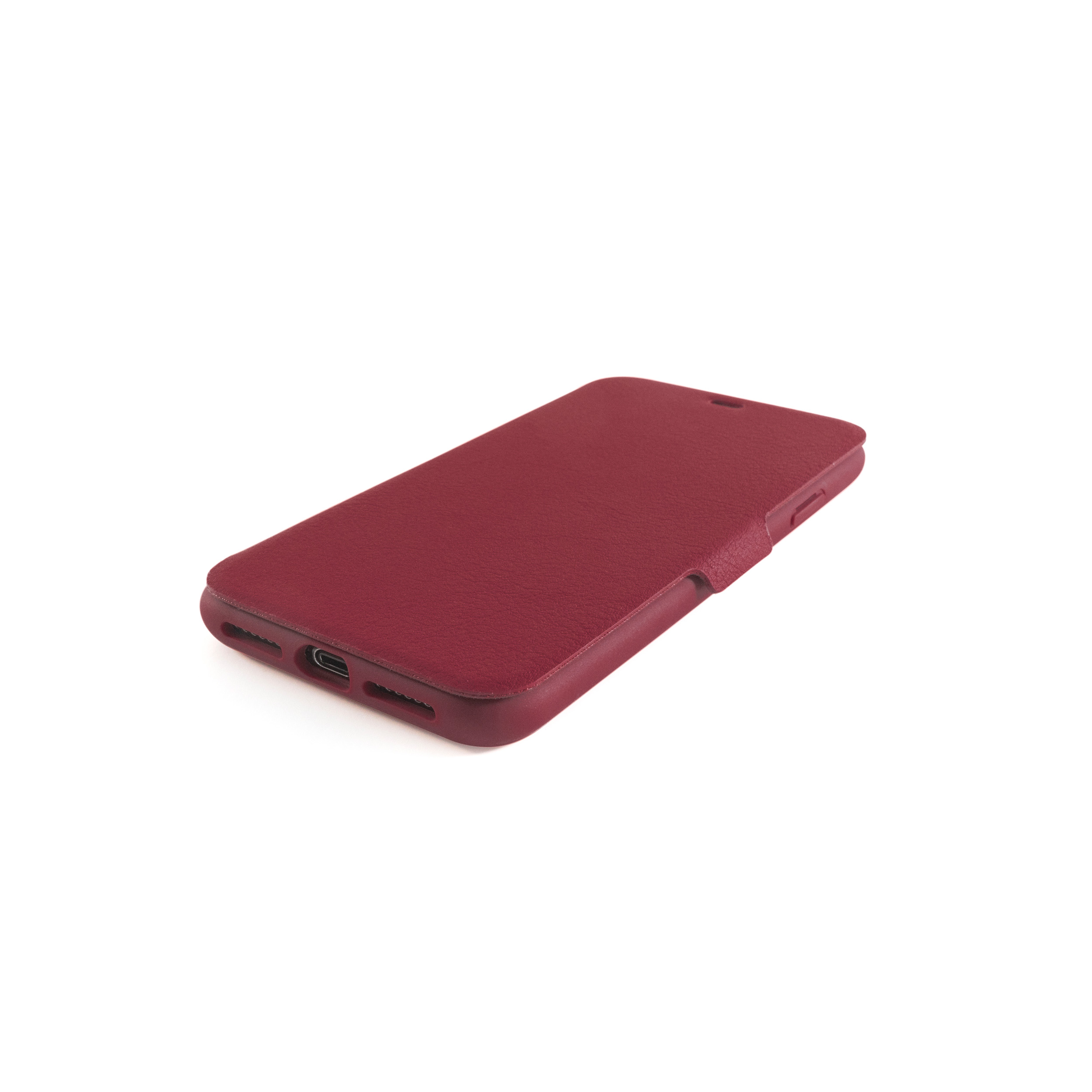 KMP Bookcase für iPhone Apple, Cherry XR IPhone cherry Cover, Full red XR, Red