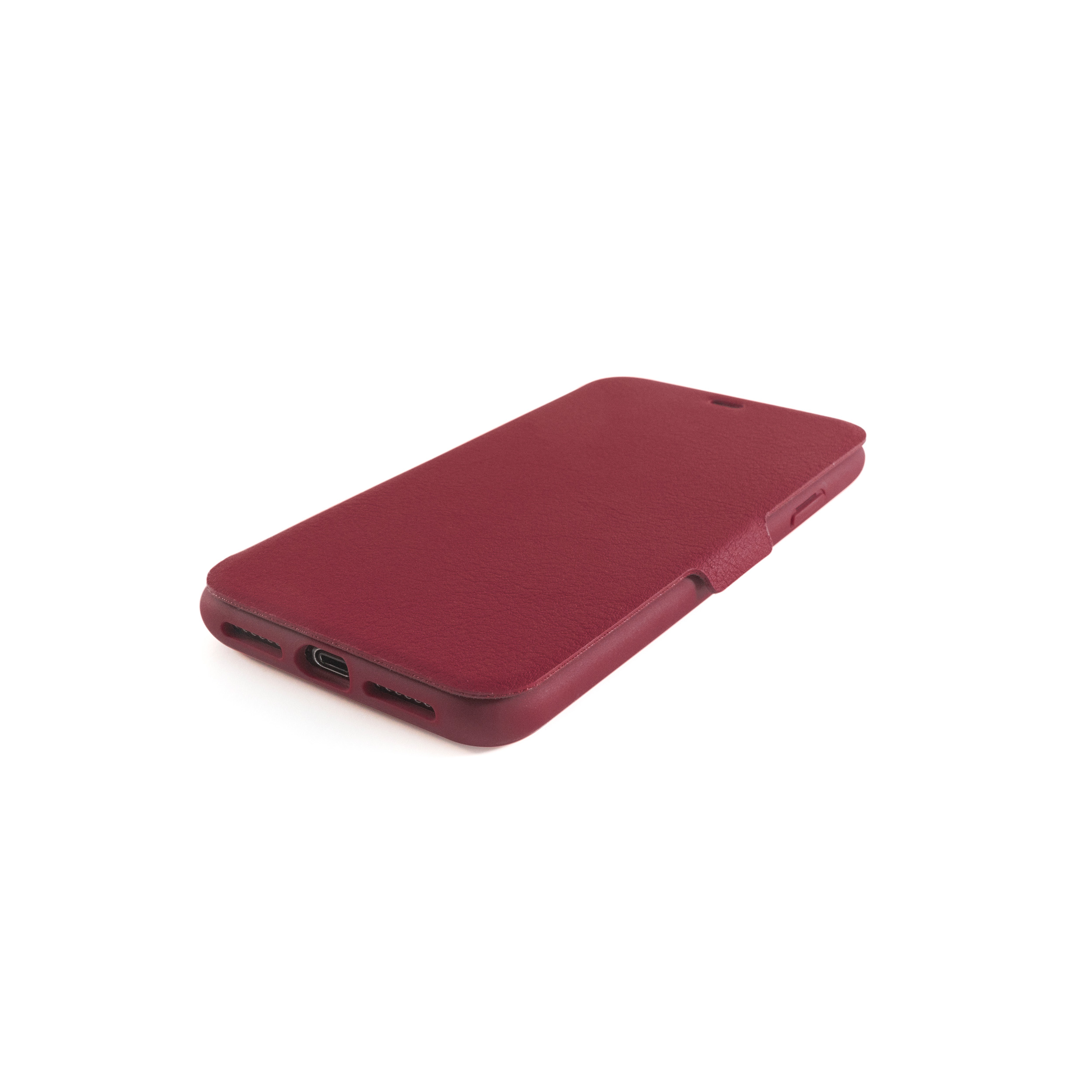 XR XR, cherry Bookcase für Apple, Cherry Full Cover, Red, iPhone KMP IPhone red