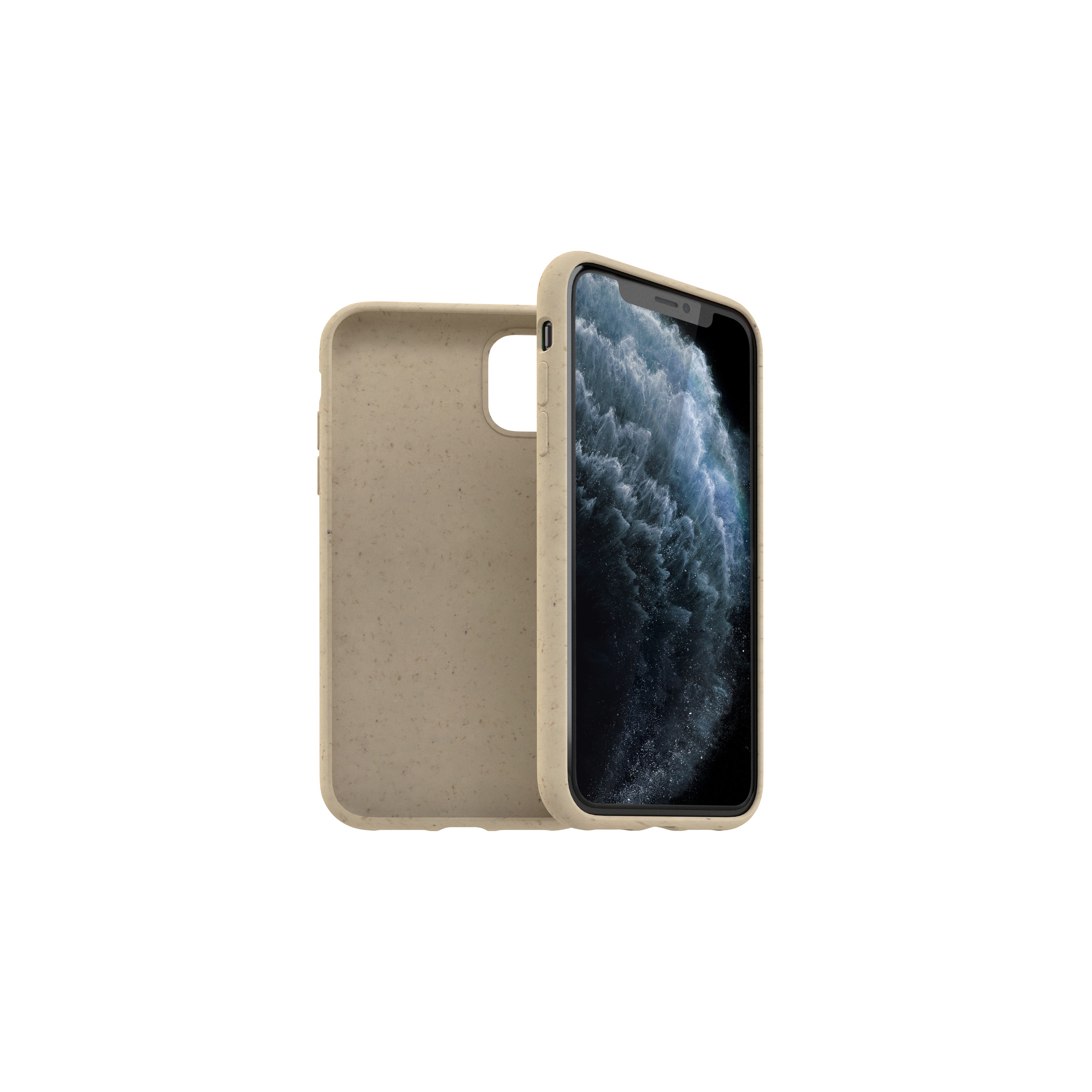 Pro iPhone Biologisch-abbaubare iPhone beige 11 Schutzhülle Backcover, KMP Pro, für Apple, 11 Beige,